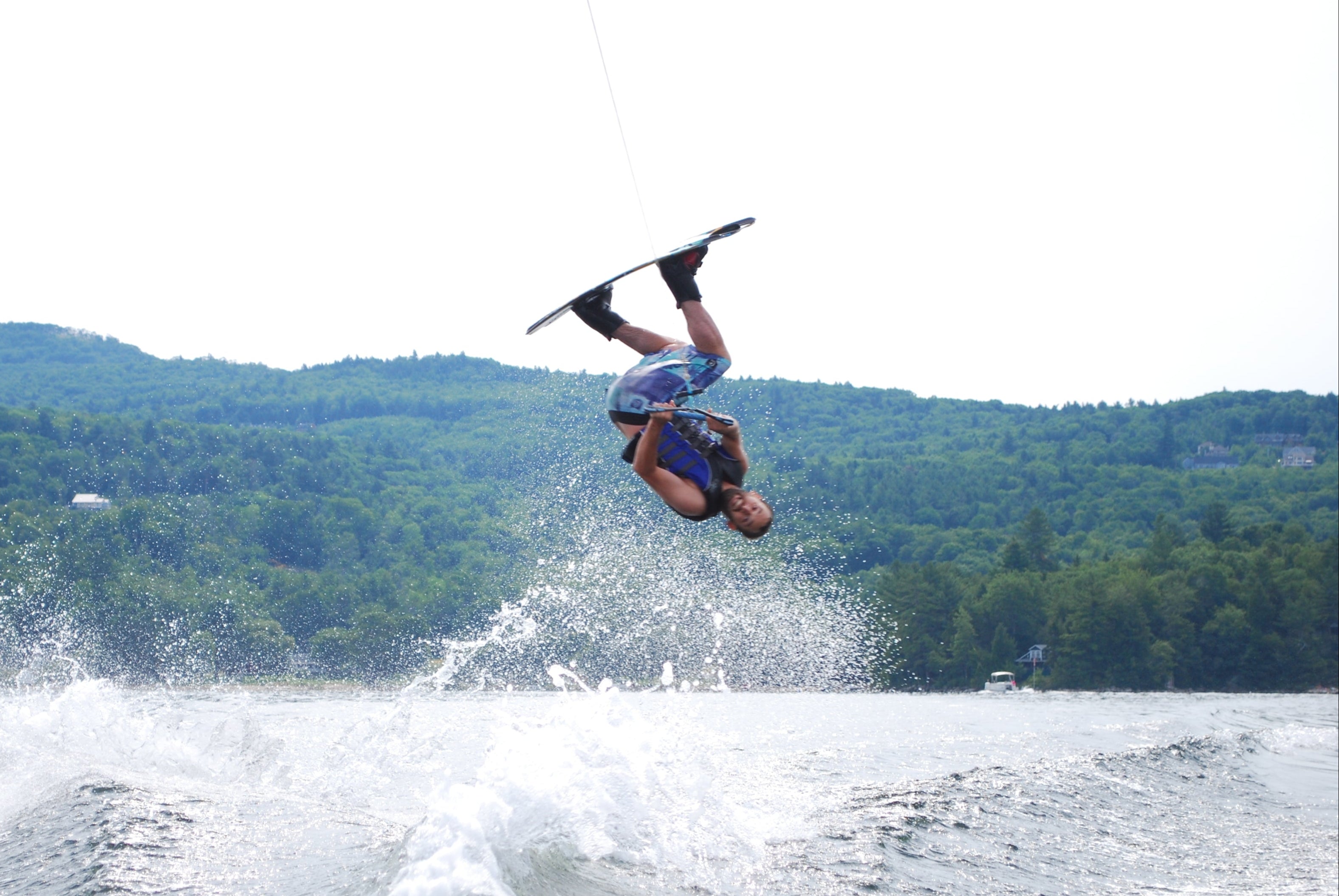 Wakeboard flip misty flip watersports lakesports lake sport